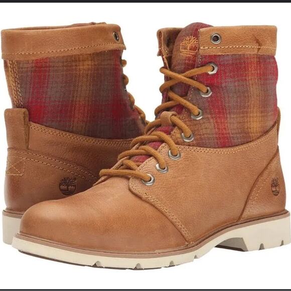 Timberland x Pendleton | Bramhall Fabric and Leather Boots Size 6 - Picture 1 of 12